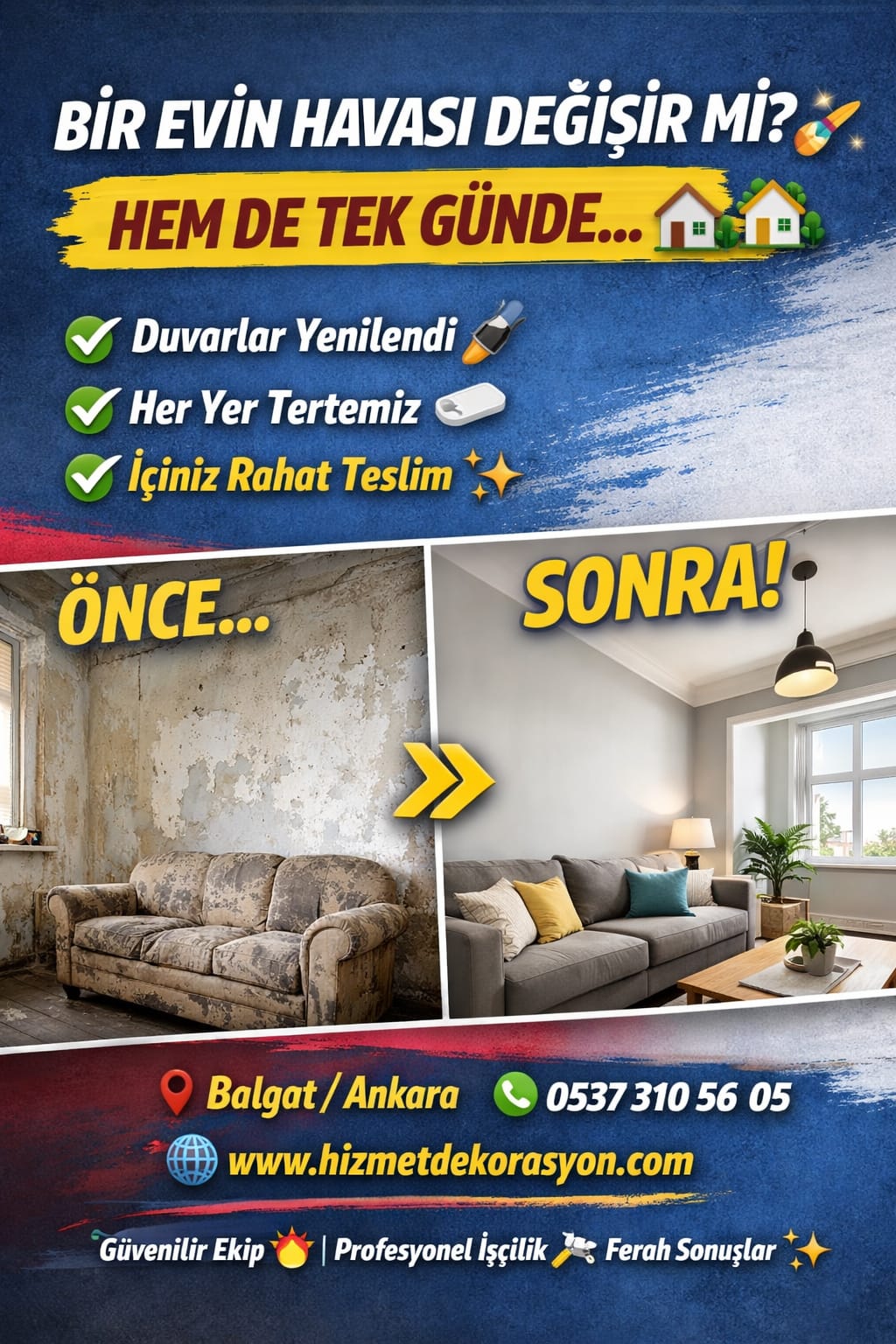 Ankara Boya Badana Ustası